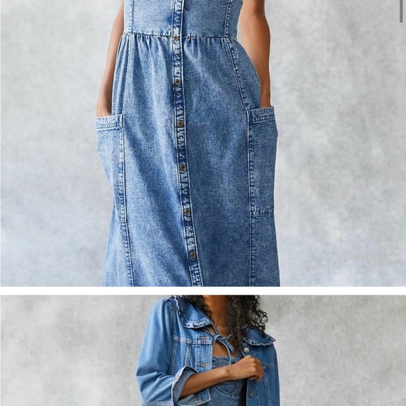 Anthropologie Pilcro denim dress - Picture 4 of 6